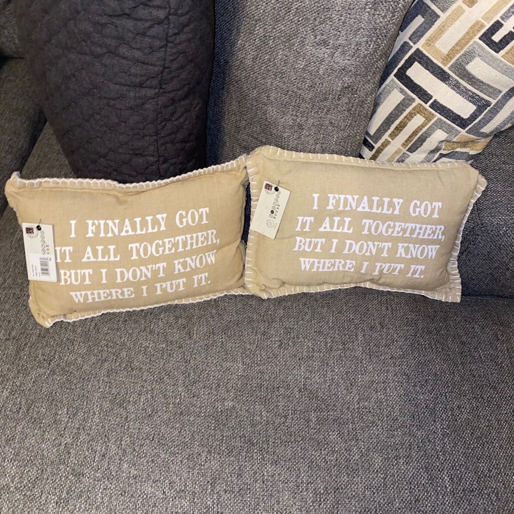 Decorative pillows